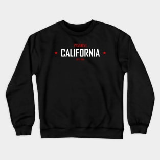 PASADENA REPUBLIC RED ON WHITE by Mistah Wilson Crewneck Sweatshirt